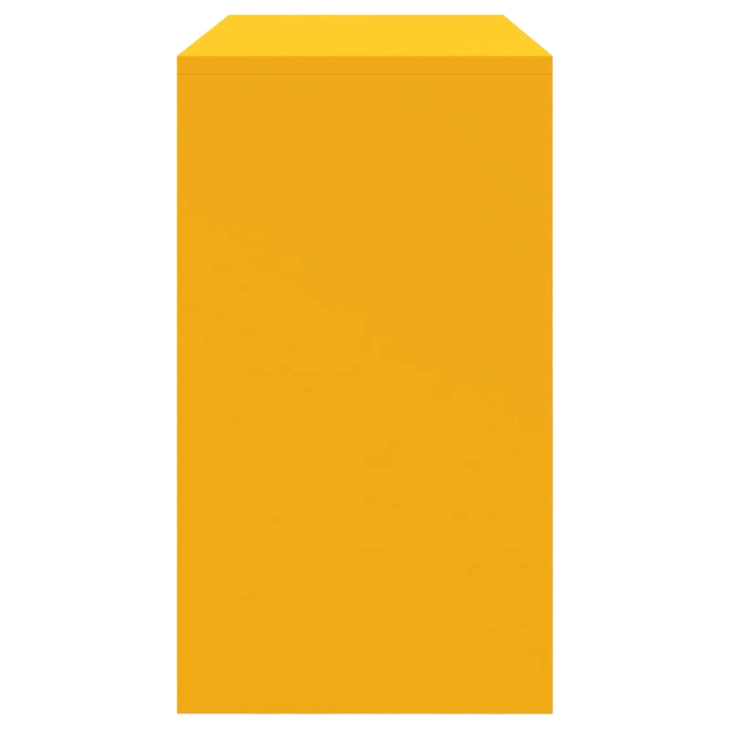 Armadio Giallo senape 90 x 40 x 70 cm Acciaio 891637