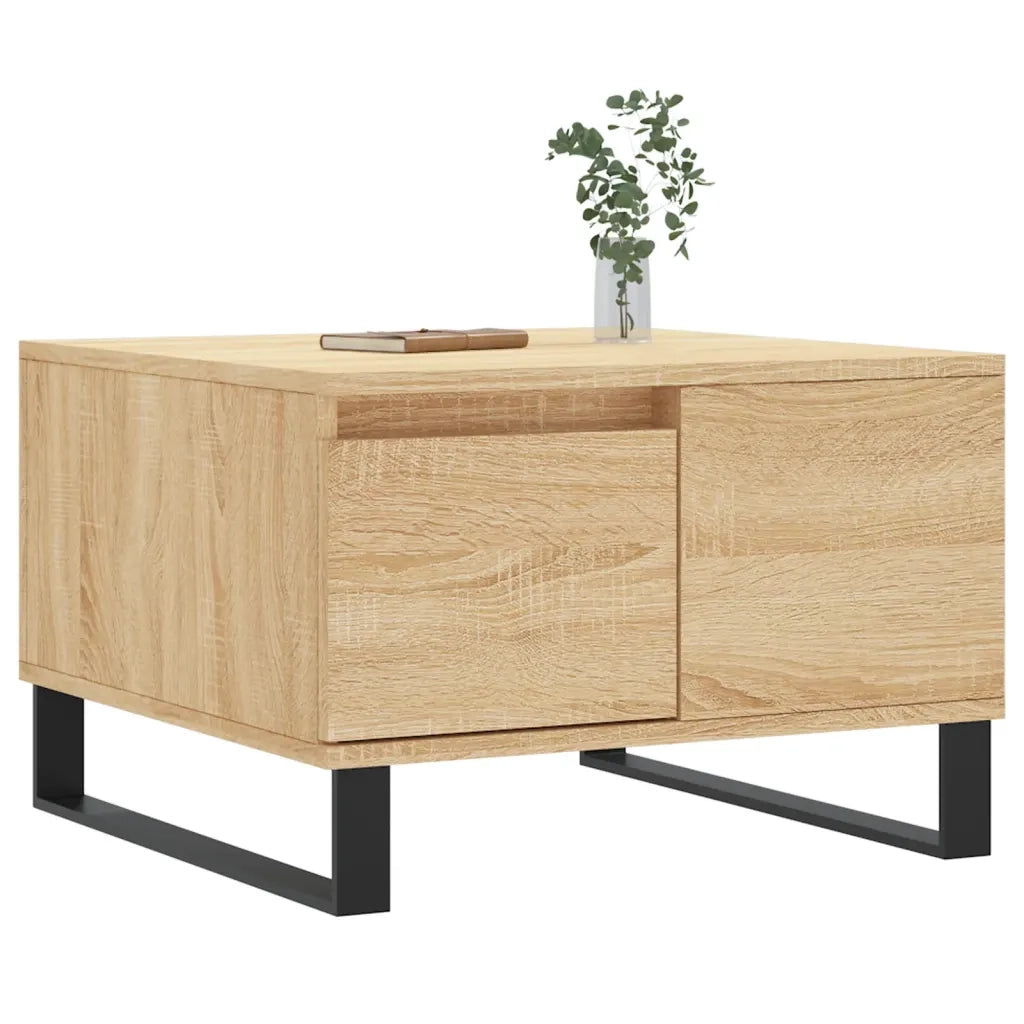vidaXL Tavolino Salotto Rovere Sonoma 55x55x36,5 cm Legno Multistrato