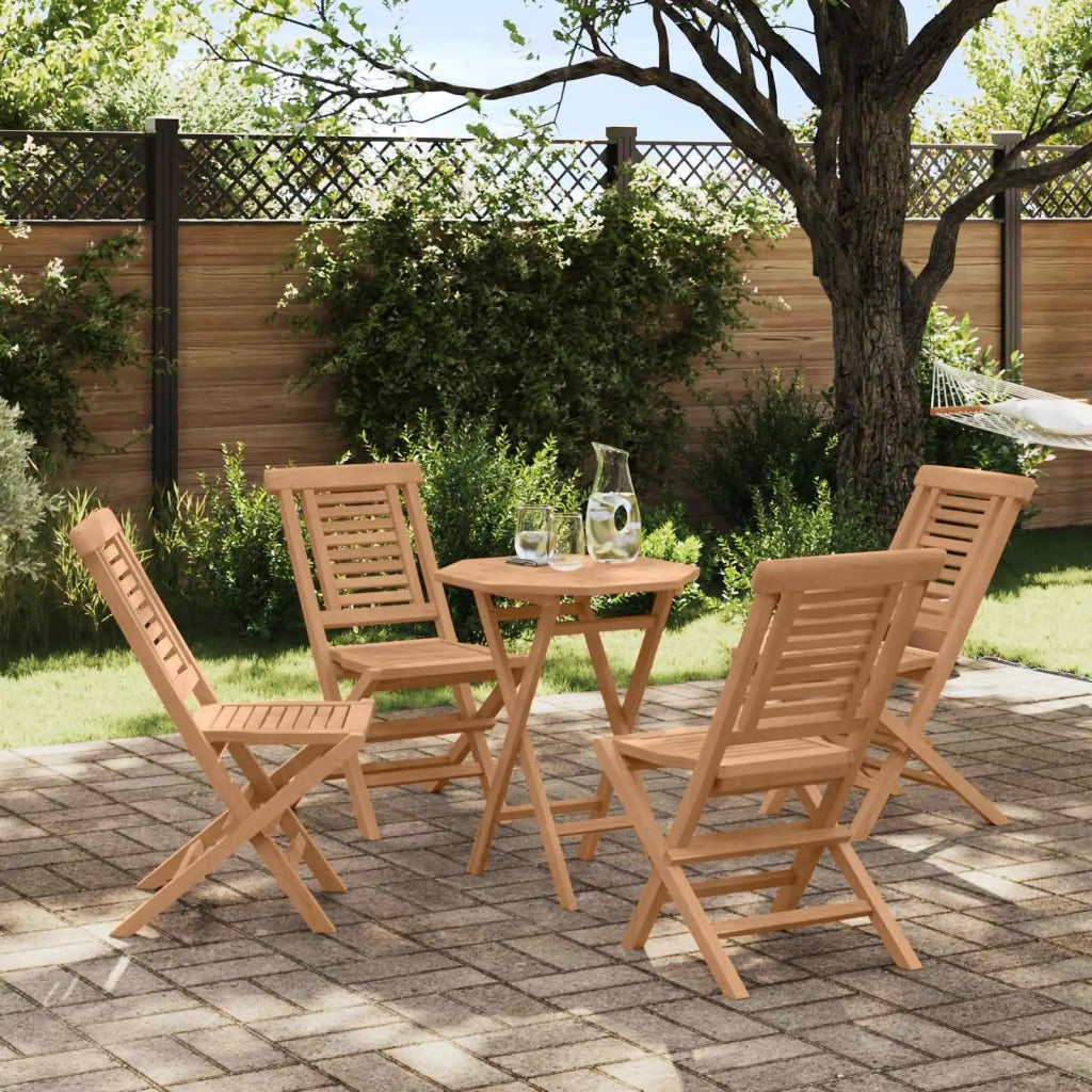 Set da Giardino 3 pz Marrone Legno Teak Massello 3437395