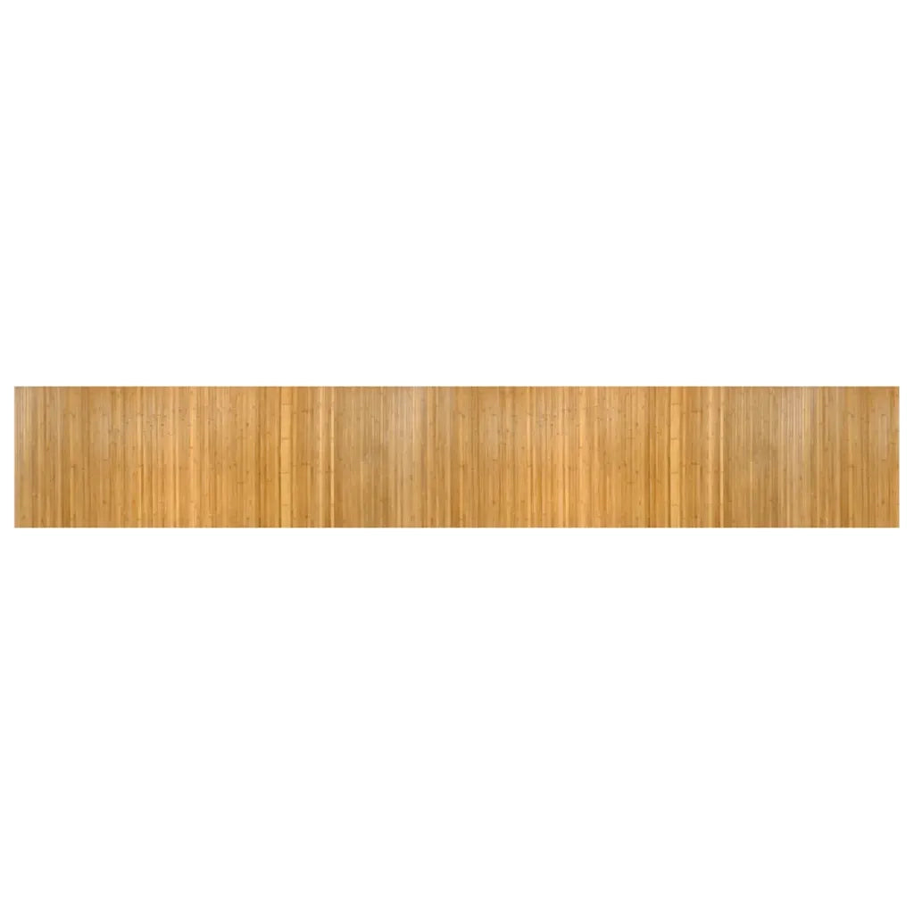 vidaXL Tappeto Rettangolare Natura 80x500 cm in Bambù