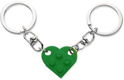 Set di Chiavi da Cintura - 2x Chiavi da Cintura - Acciaio Inossidabile - 5x1,5cm - Regalo di San Valentino - Decorazione per Feste - Chiavette da Cintura