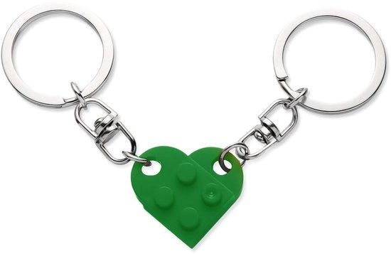 Set di Chiavi da Cintura - 2x Chiavi da Cintura - Acciaio Inossidabile - 5x1,5cm - Regalo di San Valentino - Decorazione per Feste - Chiavette da Cintura