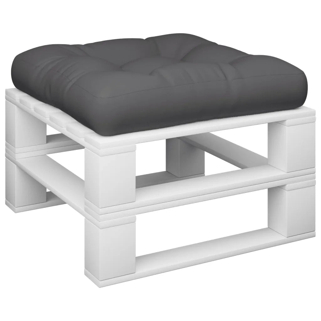 Cuscino per pallet | Cuscini per sedie Antracite 58x58x10 cm in Tessuto
