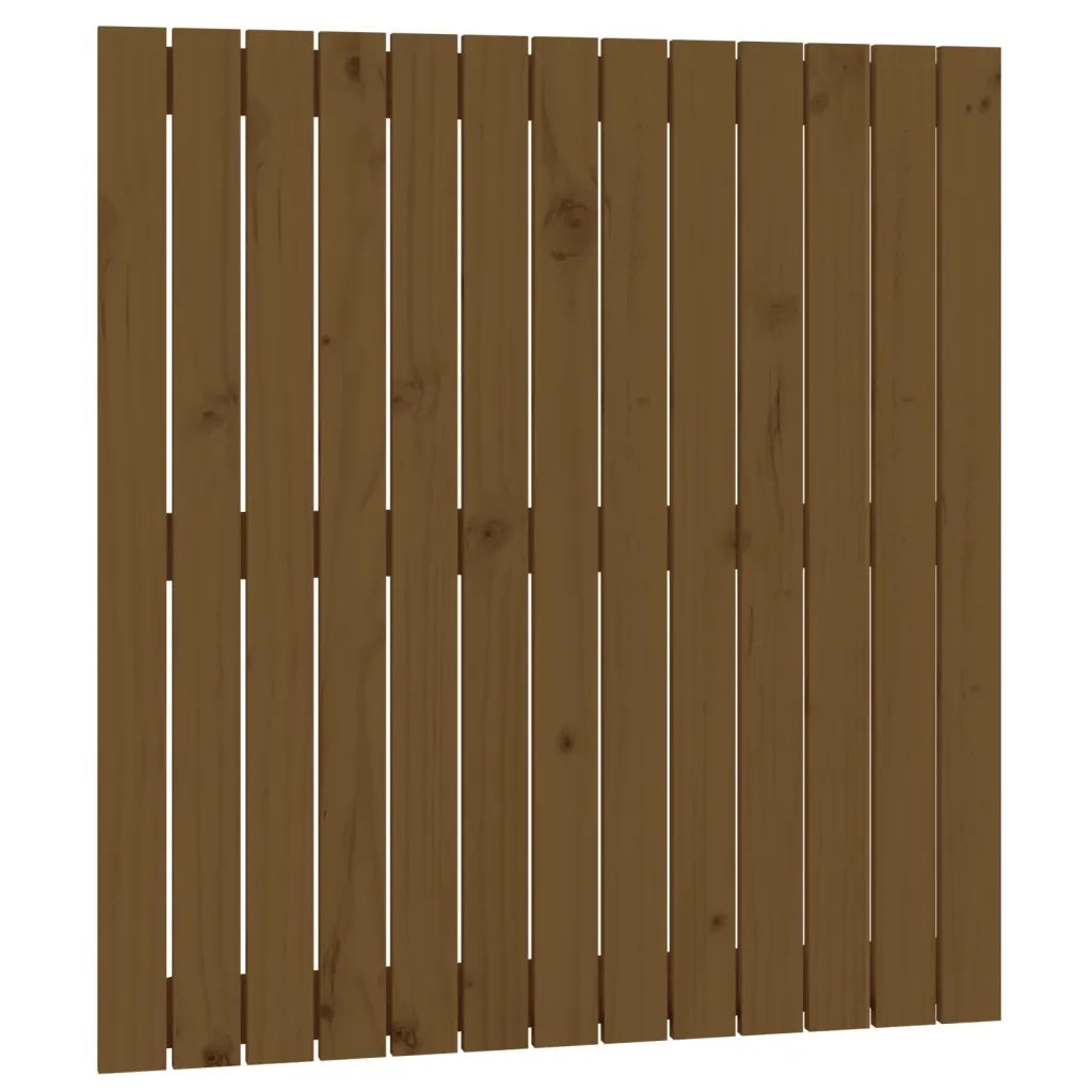 Testiera | Testata da Parete Ambra 82,5x3x90cm in Legno Massello di Pino