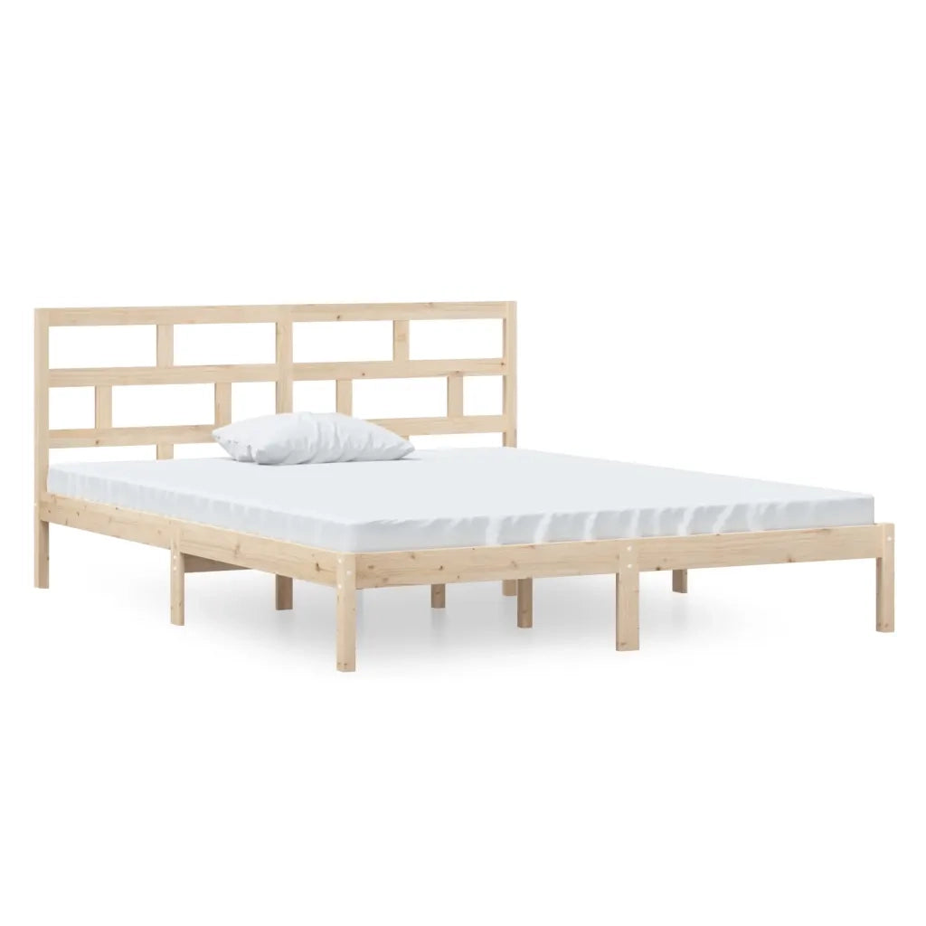 Giroletto-Struttura Letto 120x190 cm Small Double in Legno Massello 520716