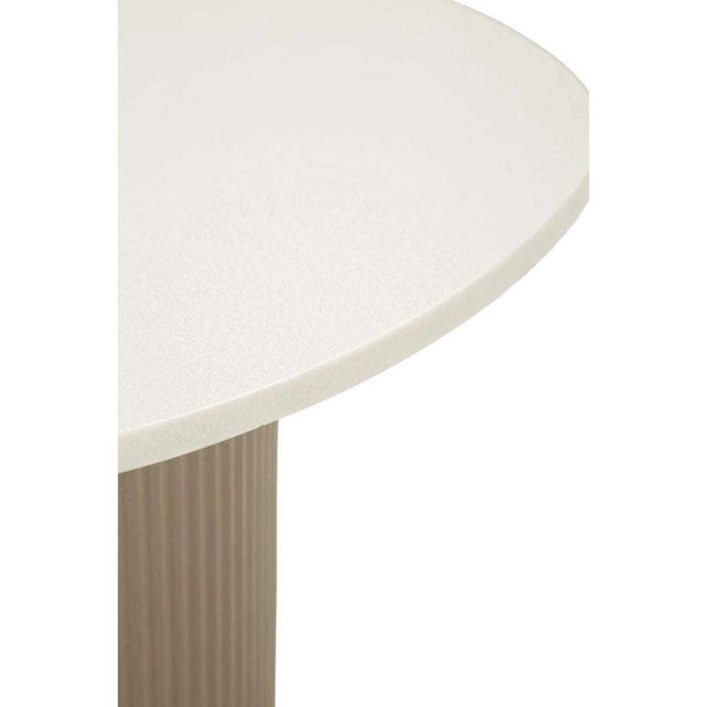 Tavolino VKH1122, Marrone, Marmo Artificiale, 46x48x39 cm