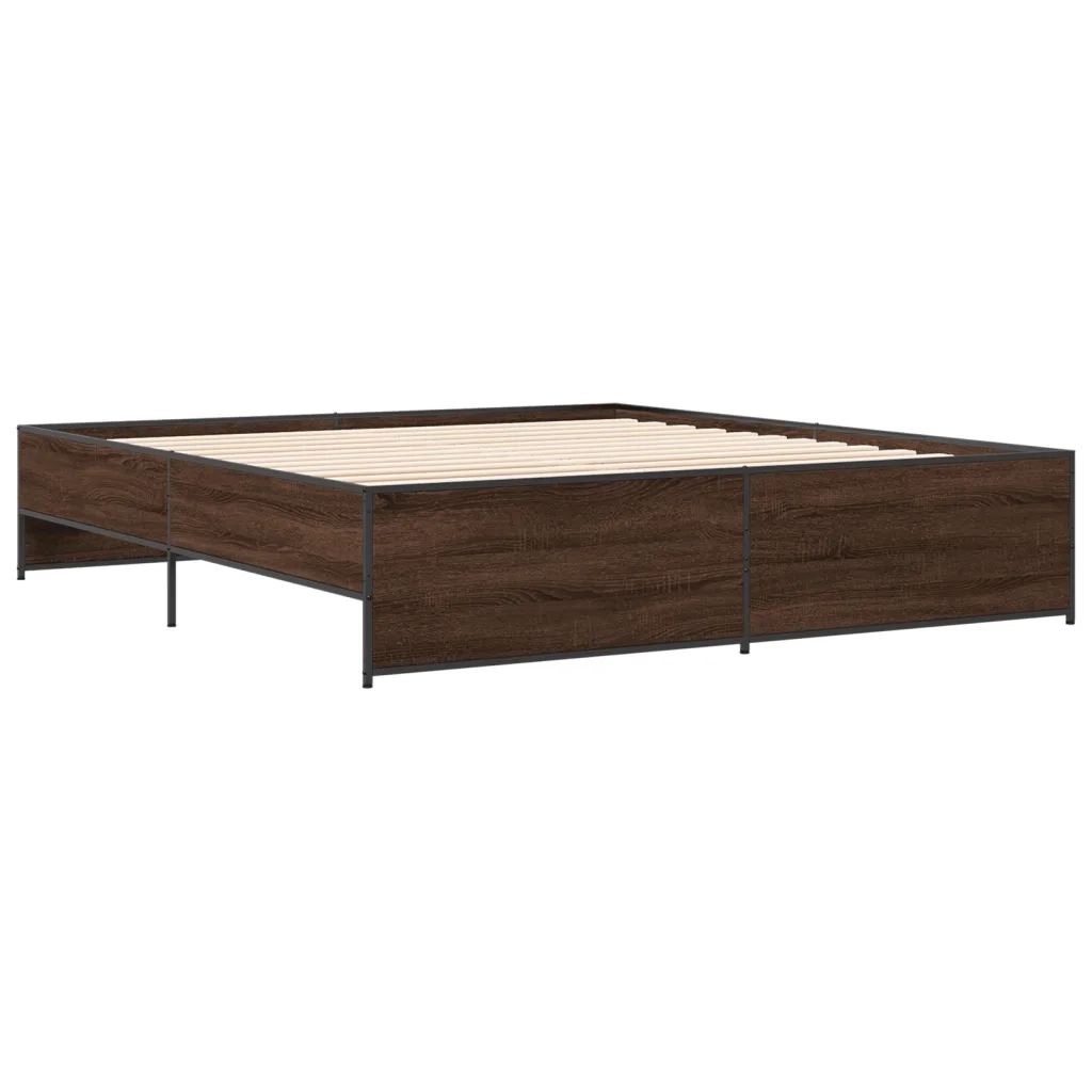 Giroletto Rovere Marrone 200x200cm in Legno Multistrato Metallo 3279871