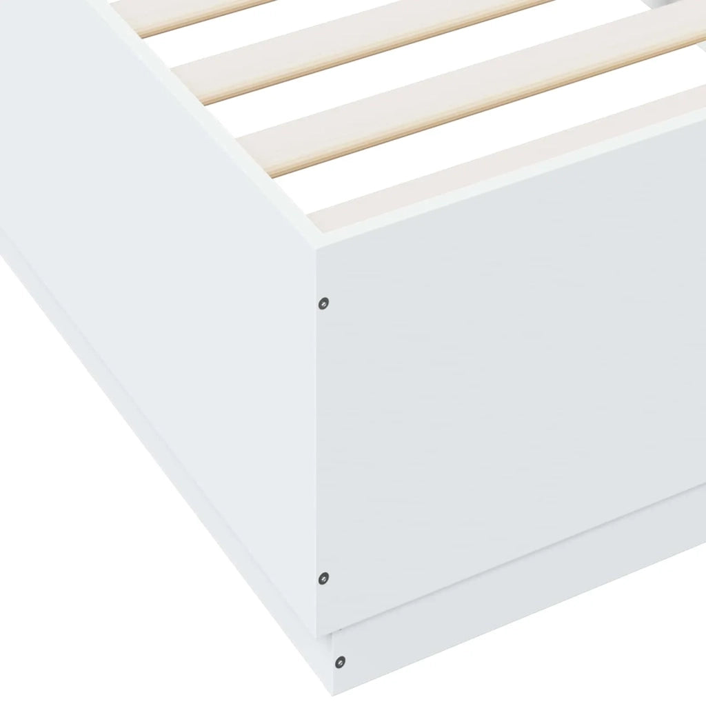 Letto con LED Bianco 80 x 200 cm Legno ingegnerizzato 3429565