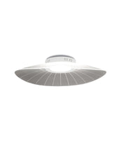 Vela Plafoniera LED Integrato 24W 4000lm 3000K Warm White Struttura Metallo e Metacrilato Bianco Dimmerabile a Taglio di Fase IP20 59x43x12cm