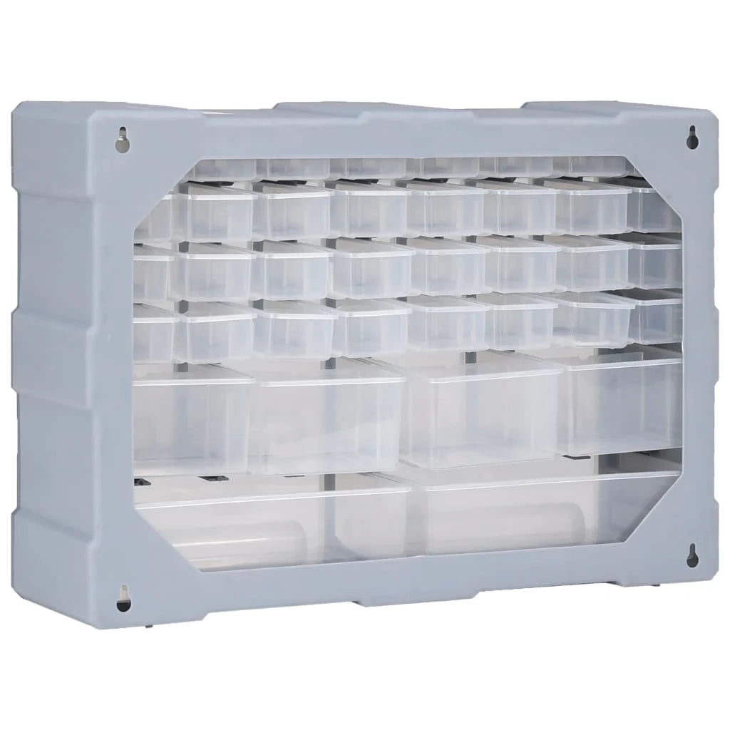 Organizzatore multi-cassetto con 40 cassetti scatola da cucito mobiletto portaoggetti cassetta degli attrezzi unità organizzativa 02_0003258