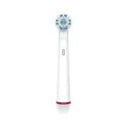 Beurer 10158 Clean - KIT_ 4 testine di ricambio Sensitive per spazzolini oscillanti-rotanti, compatibili con TB 30-TB 50, setole morbide per gengive sensibili, cappucci protettivi, anelli colorati, Bianco