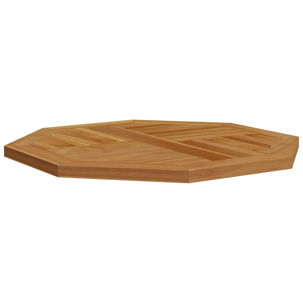 Piano per Tavolo 60x60x2,5 cm Ottagonale Legno Massello di Teak 366664