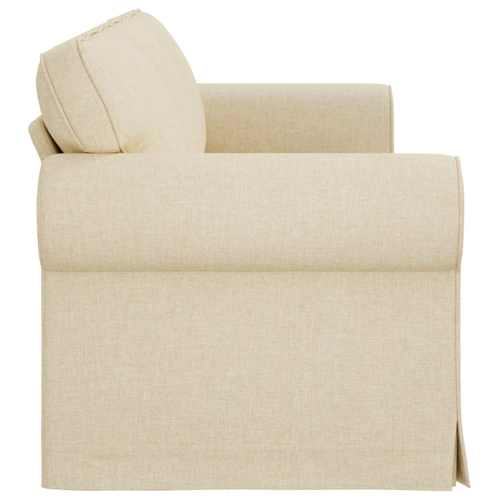 Divano Crema 245 x 82 x 80 cm Tessuto 42024325