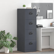 Armadio per File con cassetto 2 pcs Antracite 44 x 50 x 139 cm