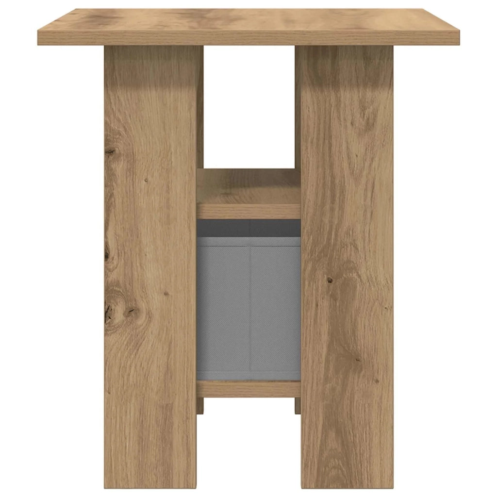 Comodino | Armadio da Notte | Mobiletto da notte Rovere artigianale 41 x 40 x 45 cm Legno multistrato