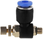 Set di connettori pneumatici a 20 pezzi - M5 connettori di rapida connessione - connettori di guida d'aria - resistente all'urto - rotazione 360° - chiusura ermetica idroacustica - connettore di aria
