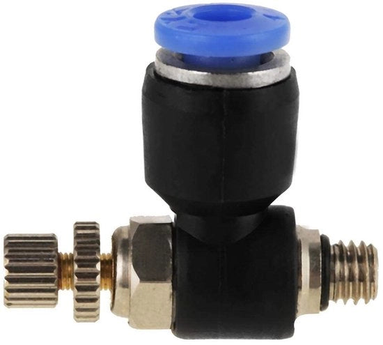 Set di connettori pneumatici a 20 pezzi - M5 connettori di rapida connessione - connettori di guida d'aria - resistente all'urto - rotazione 360° - chiusura ermetica idroacustica - connettore di aria