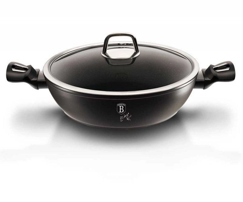 Berlinger haus BH-1850 Pentola piatta in granito da 28 cm con coperchio