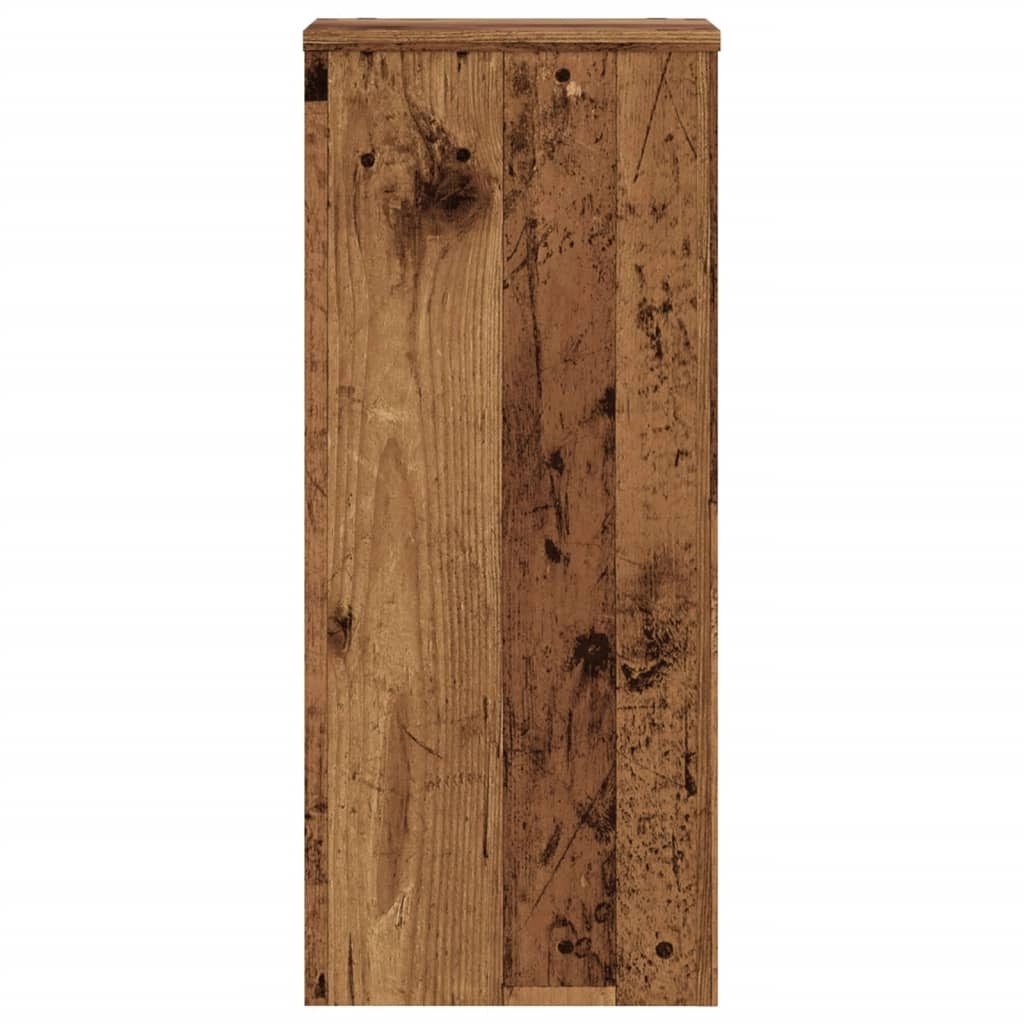 Portavasi mobili per fiori set da 2 legno di recupero legno ingegnerizzato marrone 02_0045377