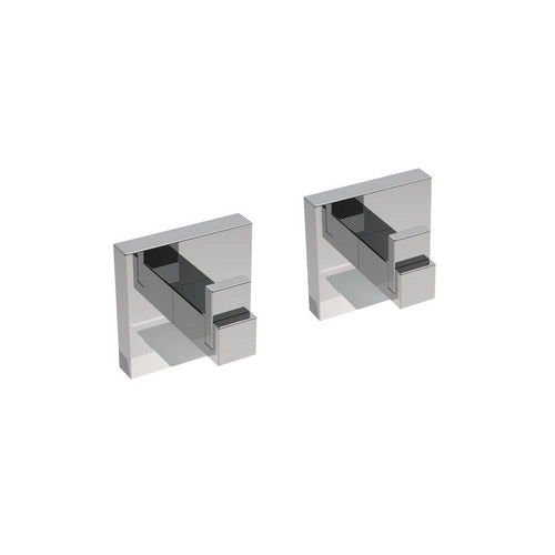 2 PZ APPENDIABITI MOD. TREND- Cromo cm 5 x h.5 x 4- METAF- pezzi 1