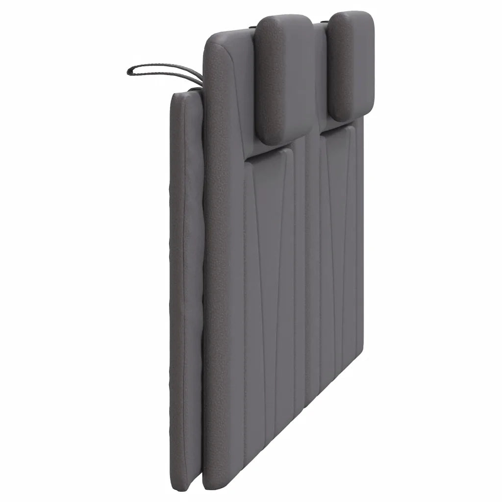 Cuscino Testiera Viana Grigio 120 cm in Similpelle CFW4446913