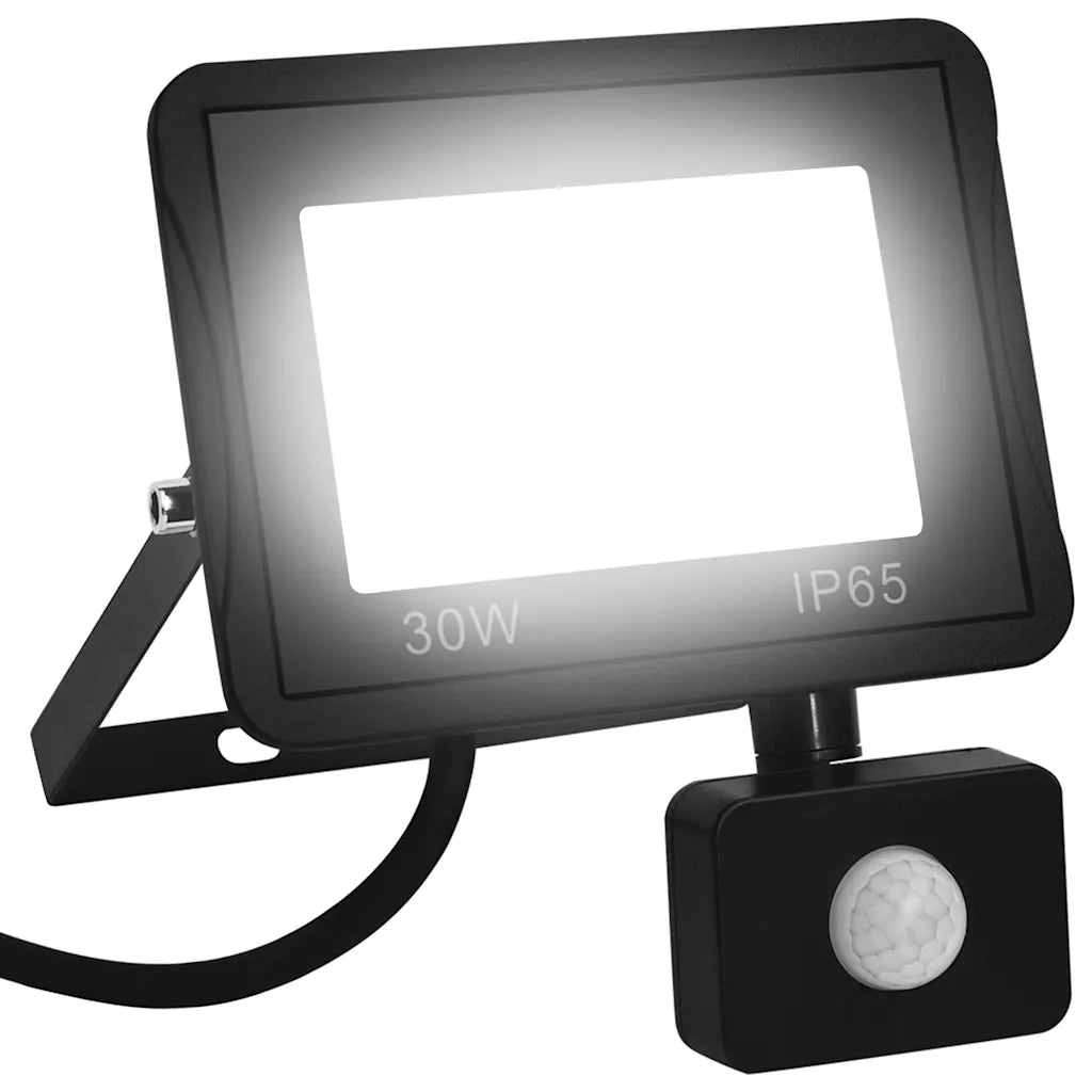Faretto a LED con Sensore 30 W Bianco Caldo cod mxl 75103