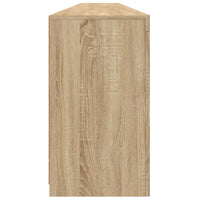 Credenza con Luci LED Rovere Sonoma 283x37x67 cm 3209018