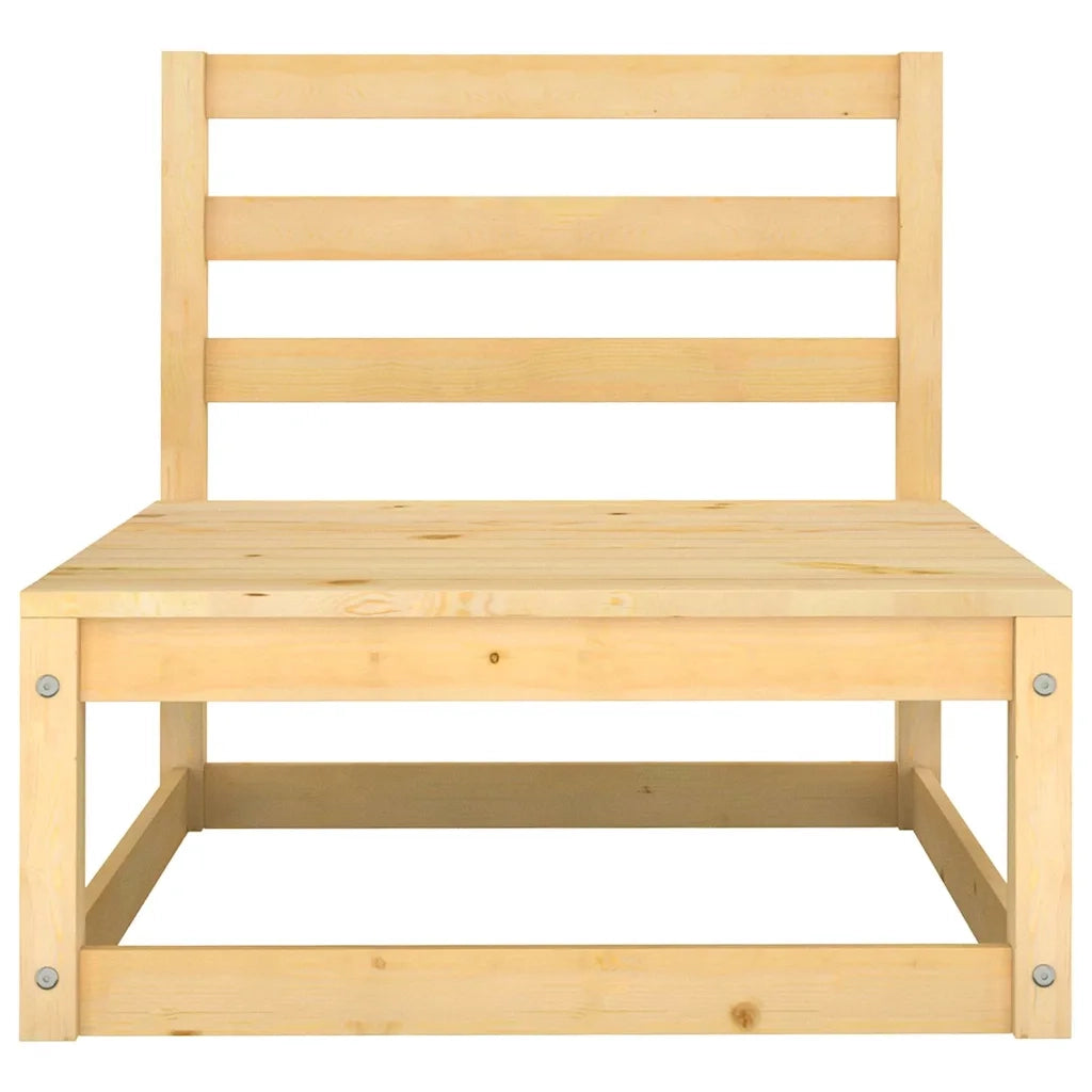 Set Divani da Giardino 2 pz con Cuscini in Massello di Pino 805755