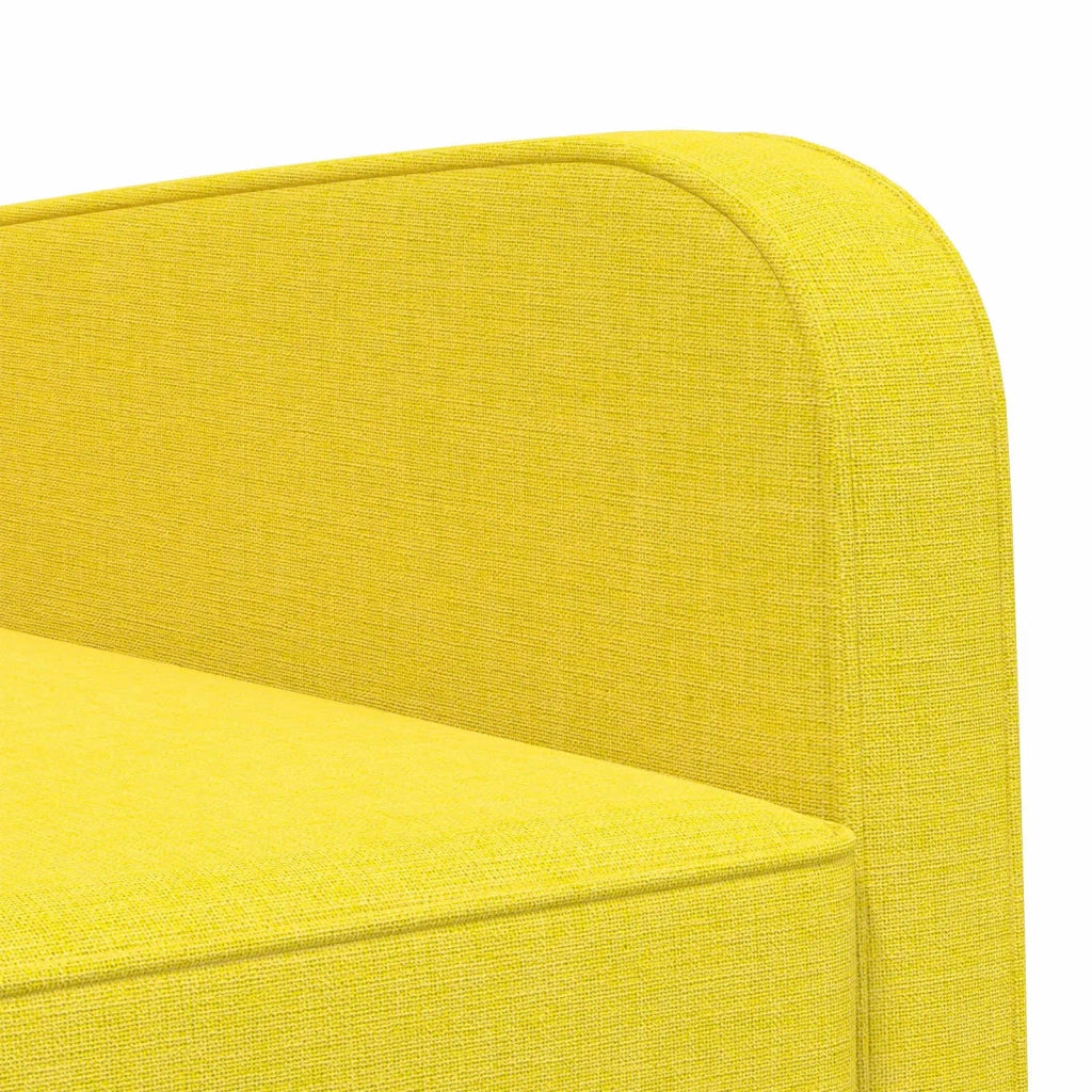 Poltrona Giallo Chiaro Tessuto 42043402