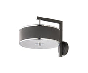 Applique moderna rotonda grafite/cromo 1xE14 11W Jazz Jupiter