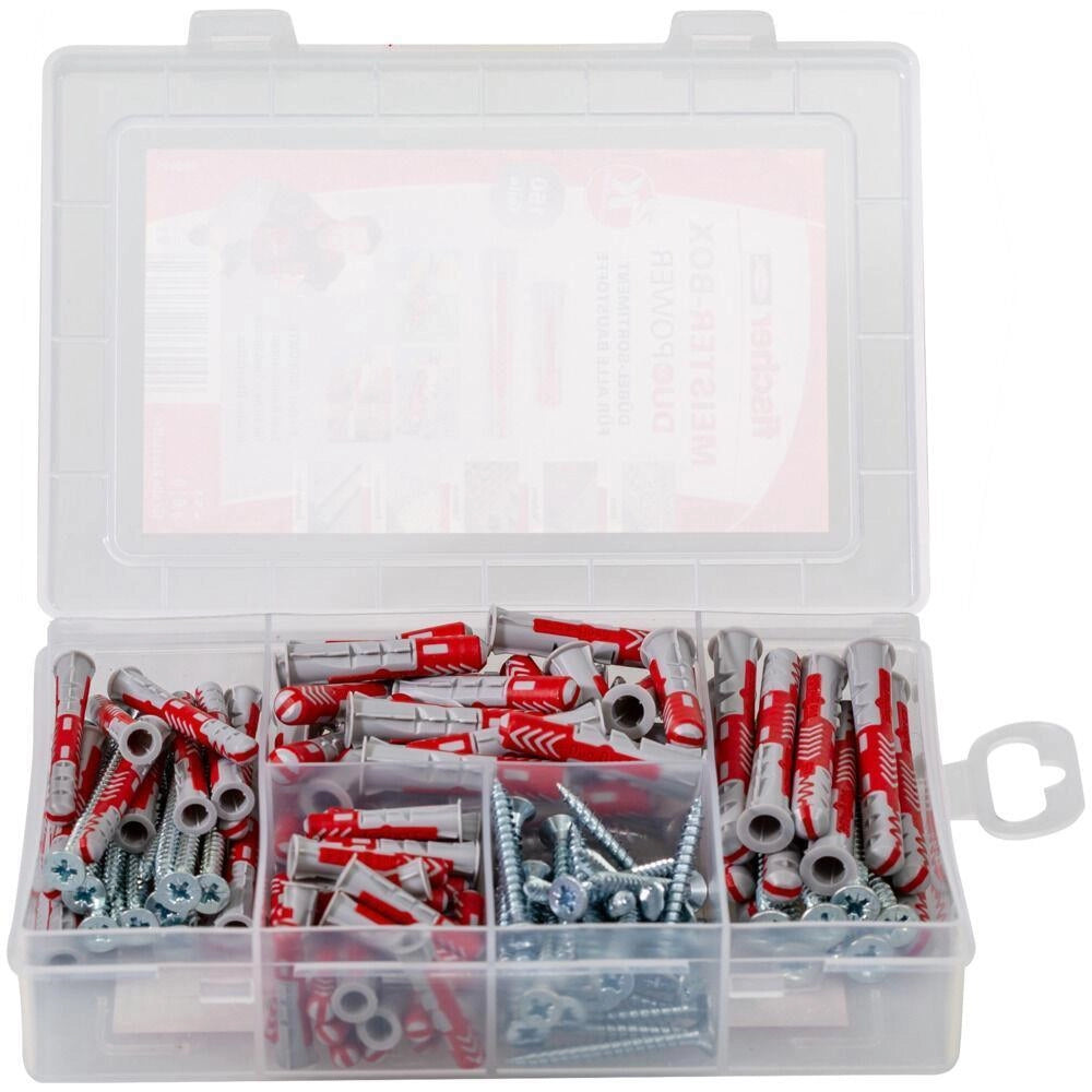 Fischer 540299 ancoraggio a vite e tassello 150 pz Kit di viti e tasselli a muro