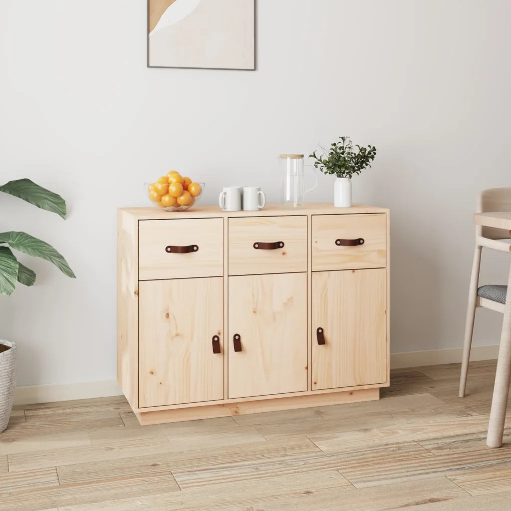 Credenza 100x40x75 cm in Legno Massello di Pino 820147
