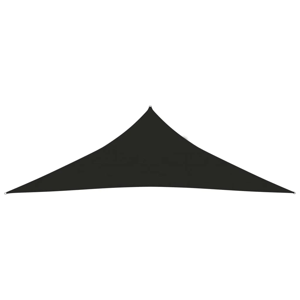 Vela ombreggiante/ombrellone 160 g/m² 4 x 4 x 5,8 m HDPE nero 02_0009212