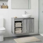 Armadio Bagno In-between Sonoma grigio 30 x 41 x 50 cm 890347