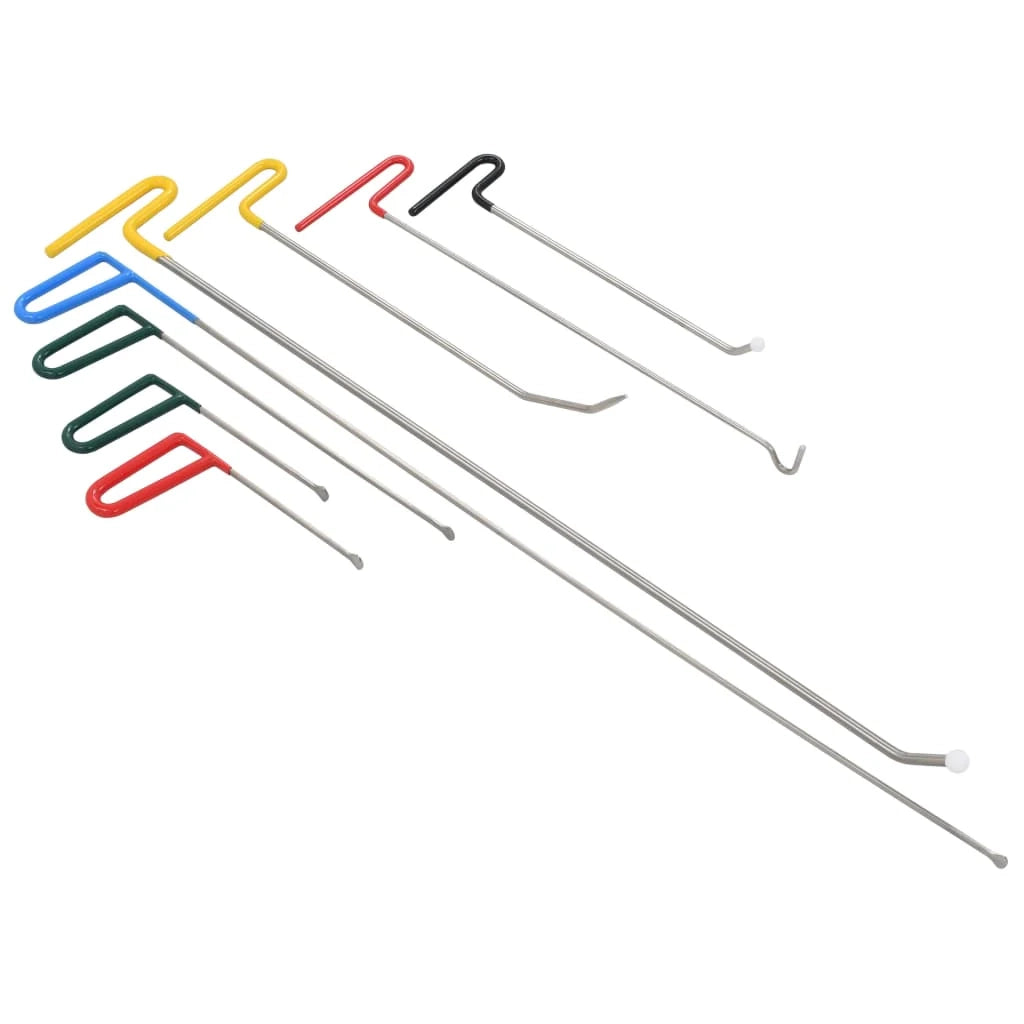 Kit di riparazione ammaccature senza vernice da 8 pezzi acciaio inossidabile 02_0004002