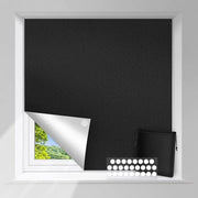 Verduisteringgordini - Tijdelichezza - Dimensioni 200 x 150 cm - con 20 adesivi - Flessibile per adattarsi a ogni finestra - Verdusterizzazione temporanea