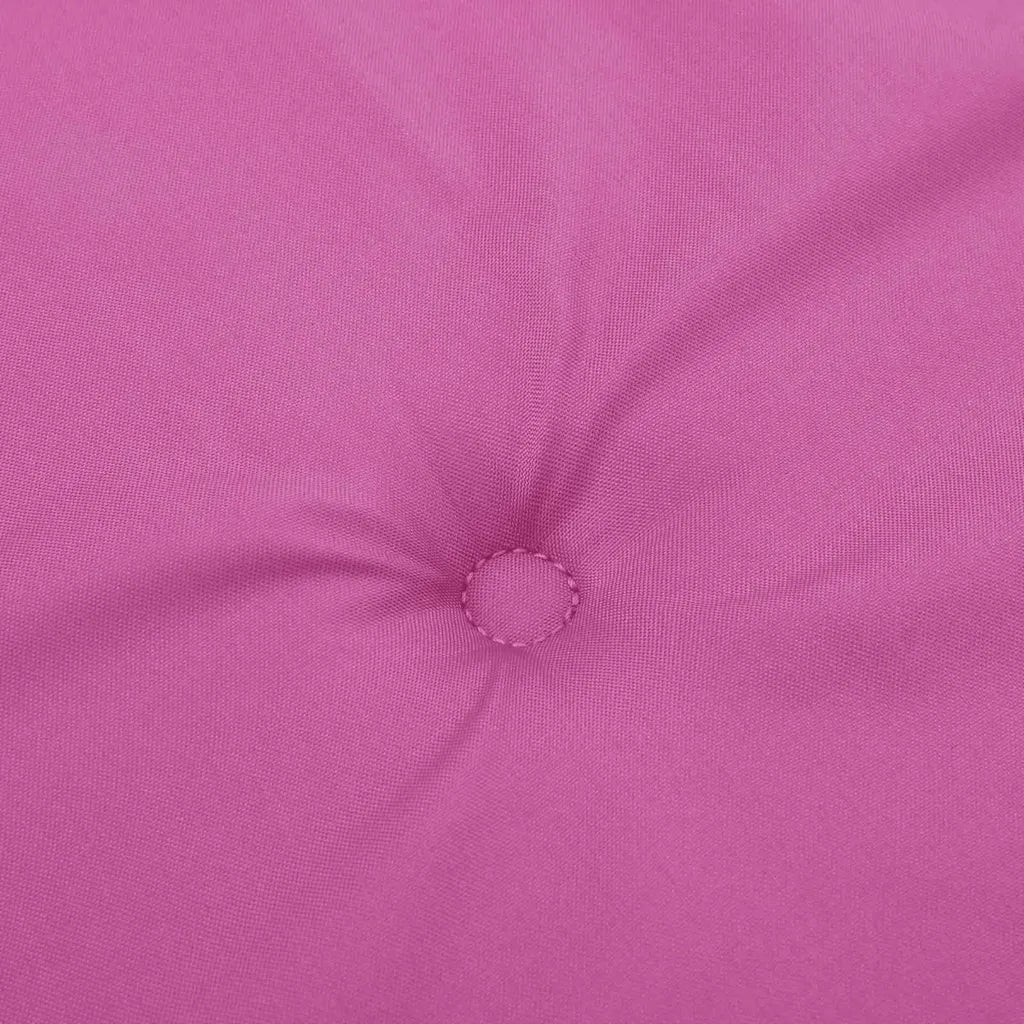 Cuscini per Sedia 6 pz Rosa 50x50x3 cm in Tessuto 361094