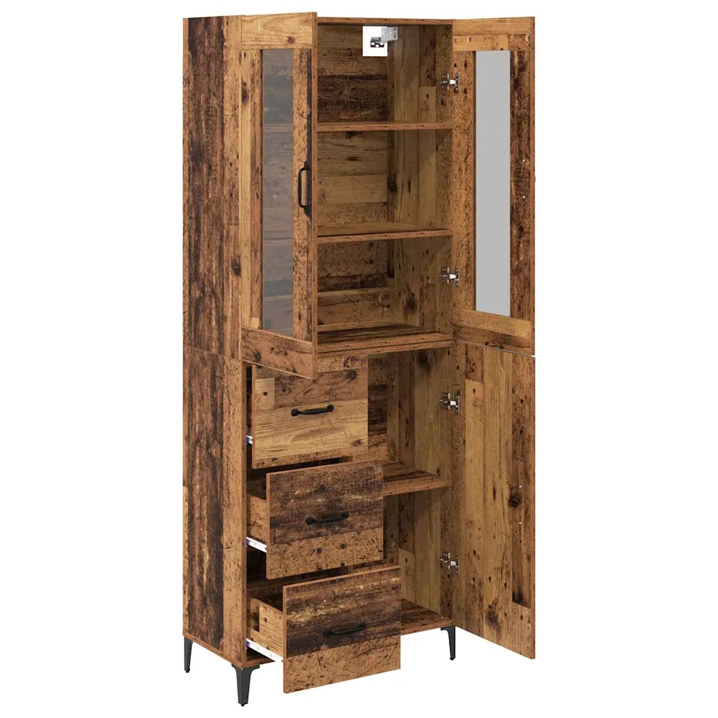 Credenza Legno vecchio 69,5 x 34 x 180 cm Legno multistrato