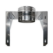 Supporto murale canna fumaria DN 80 tubo acciaio inox 316