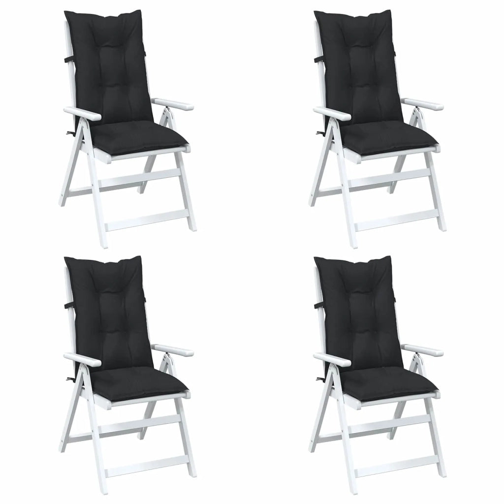 Set di cuscini per sedia alta 4 pcs Melange nero 4002368