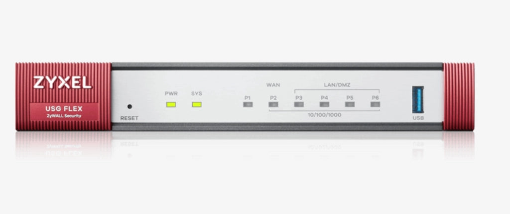 Zyxel usg flex 100 firewall (hardware) 0,9 gbit/s - USGFLEX100-EU0112F