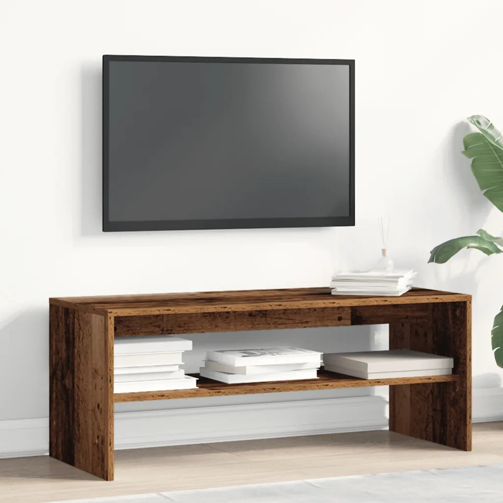 Mobile Porta TV Legno Vecchio 100x40x40 cm in Truciolato 859125