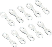 10 pezzi di zattere metalliche - argento - DC 32 V universale - veicoli commerciali.