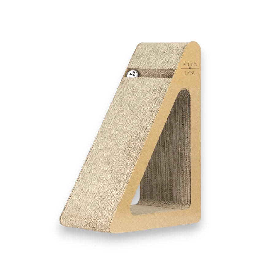 Tiragraffi per gatti ROMPEOLAS triangolare verticale con 6 superfici di graffiatura 62 x 43 x 26,5 cm