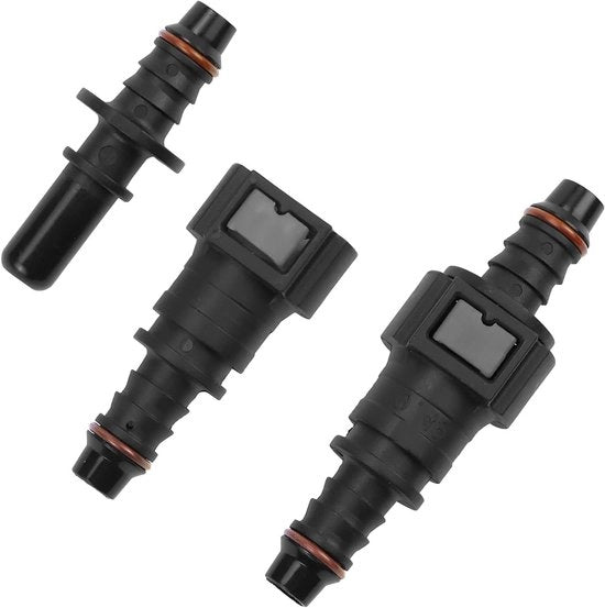 Connessione carburante connettore clematura 2 pezzi - tubo carburante connettore - connessione carburante rapida - connettore carburante per tubo - 9.49-ID8.