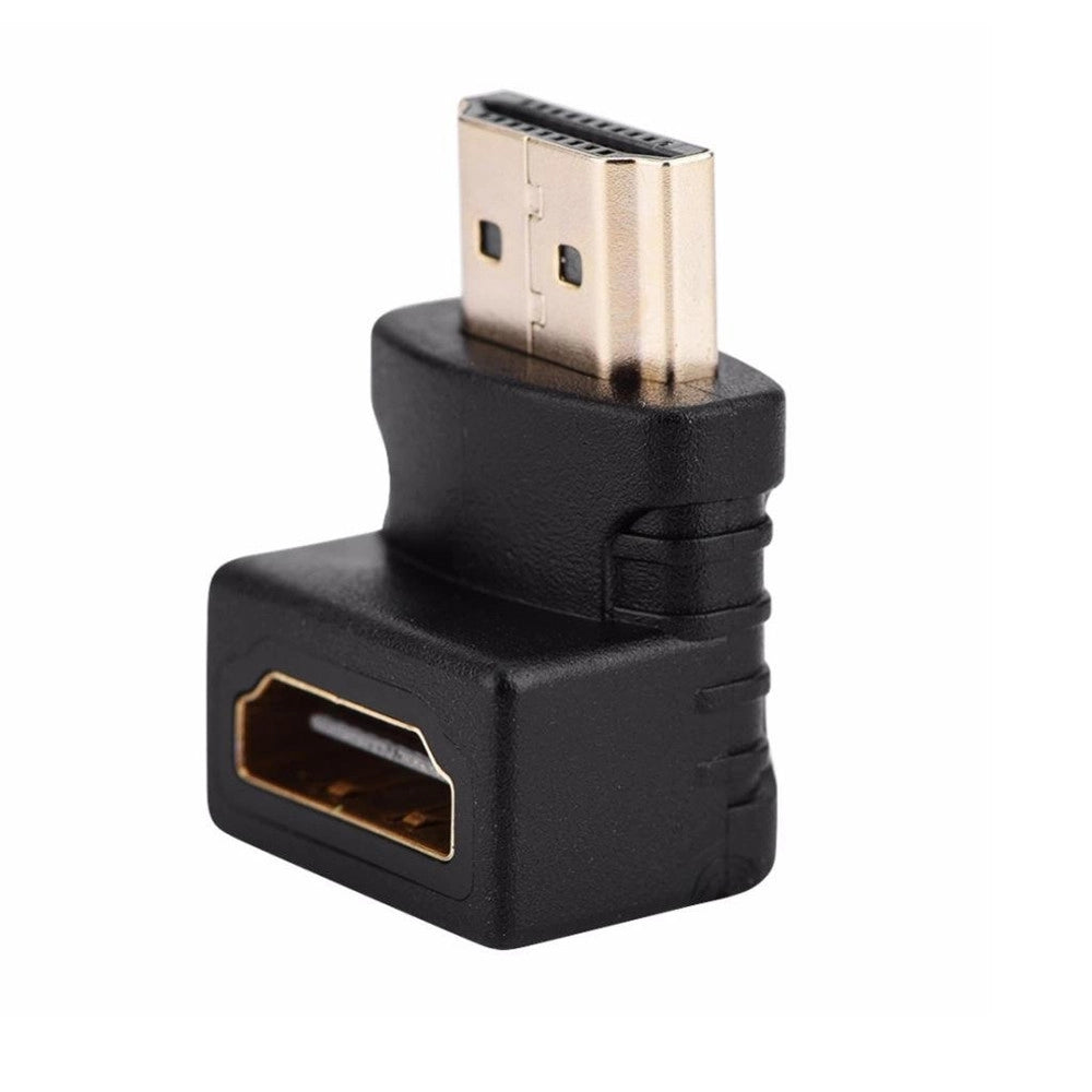 Trade Shop - Connettore Adattatore Video Hdmi Maschio A Hdmi Femmina Angolo Retto 90° Tv C-063 -