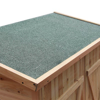 Armadio da giardino XXL in legno 1380 x 655 x 1600 mm Capanno degli attrezzi per esterno