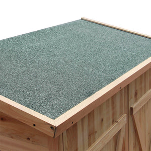 Armadio da giardino XXL in legno 1380 x 655 x 1600 mm Capanno degli attrezzi per esterno