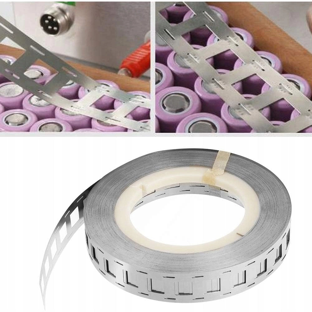 Nastro in Acciaio Nichelato 67,5x0,15mm – Alta Resistenza per Saldatura Celle | Lunghezza 1m