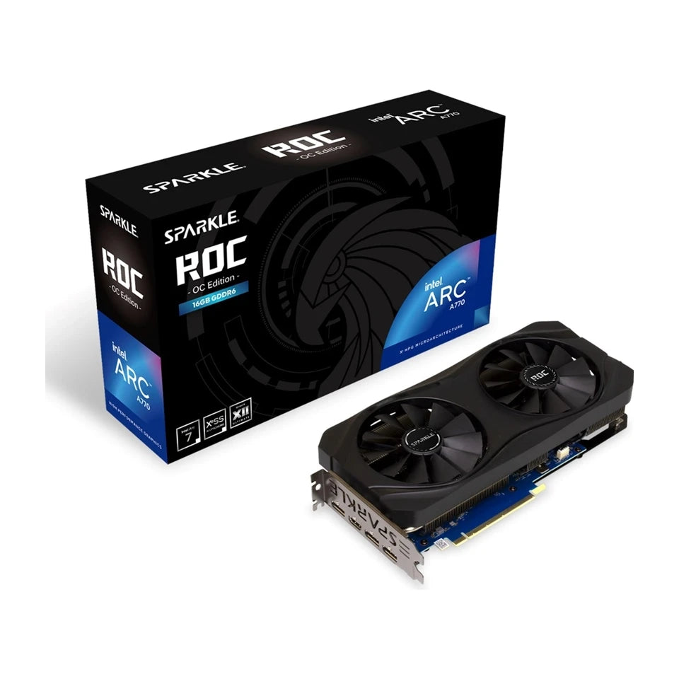 Scheda grafica nera Sparkle Intel Arc A770 ROC da 16 GB